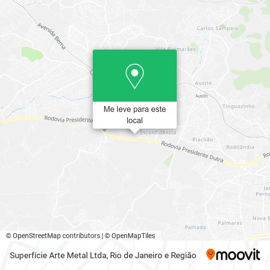 Superfície Arte Metal Ltda mapa