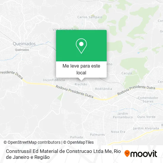 Construssil Ed Material de Construcao Ltda Me mapa