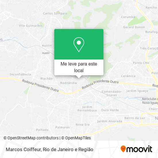 Marcos Coiffeur mapa