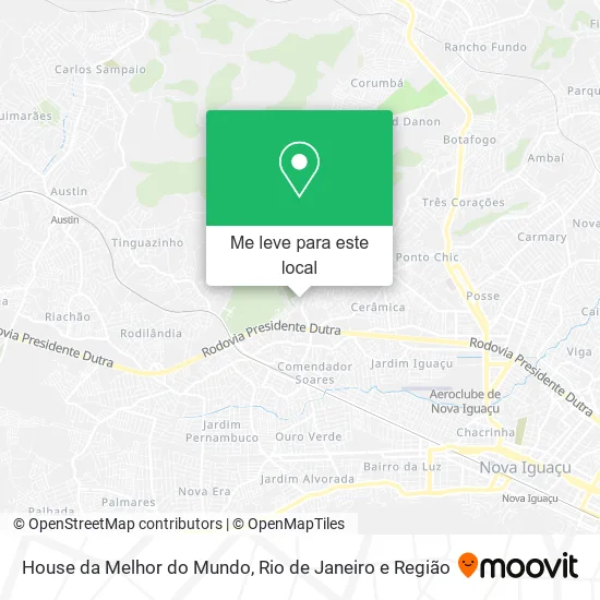 House da Melhor do Mundo mapa