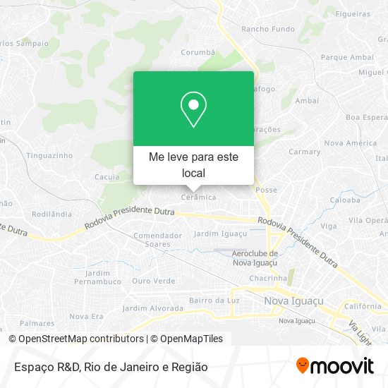 Espaço R&D mapa