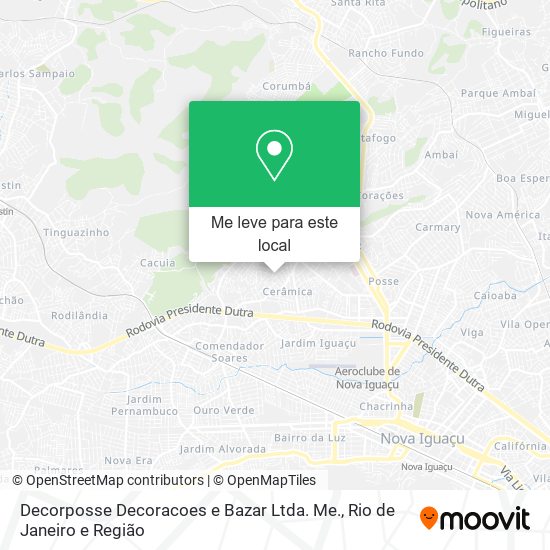 Decorposse Decoracoes e Bazar Ltda. Me. mapa