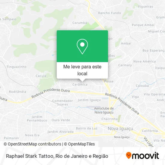 Raphael Stark Tattoo mapa
