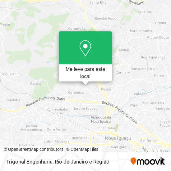 Trigonal Engenharia mapa