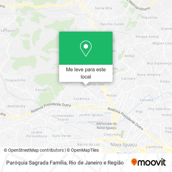 Paróquia Sagrada Família mapa