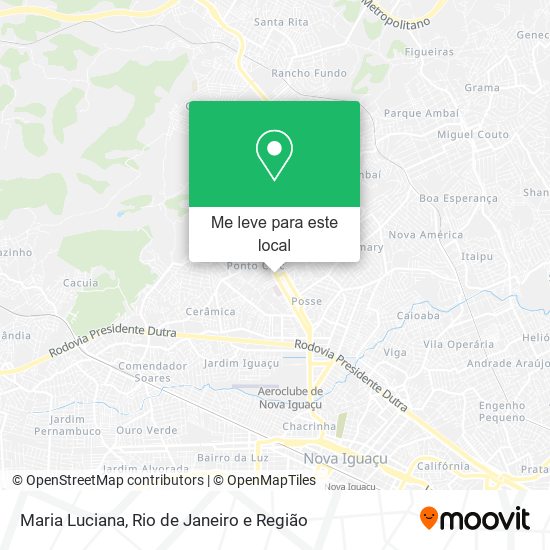 Maria Luciana mapa