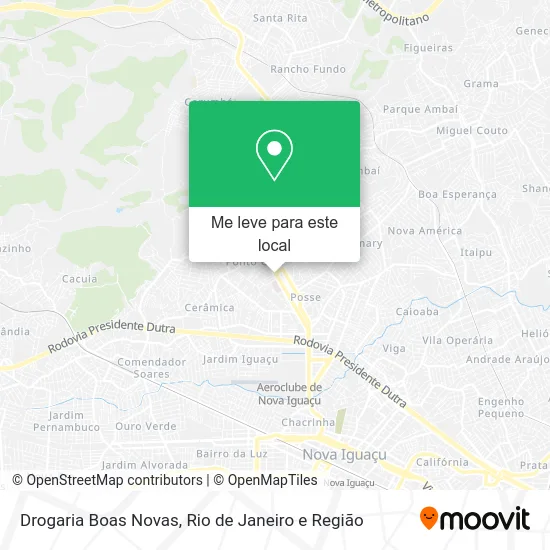Drogaria Boas Novas mapa