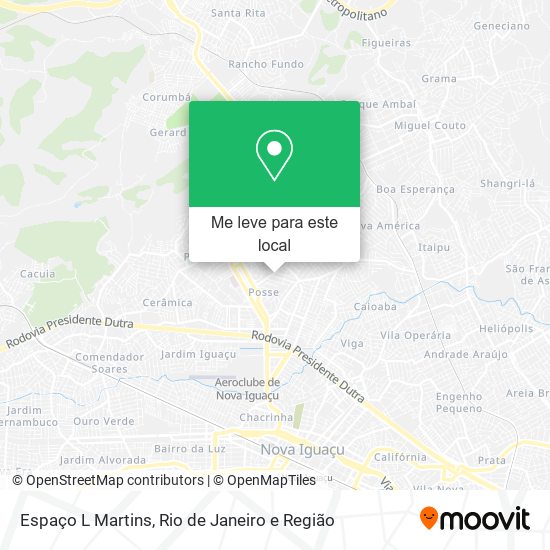 Espaço L Martins mapa
