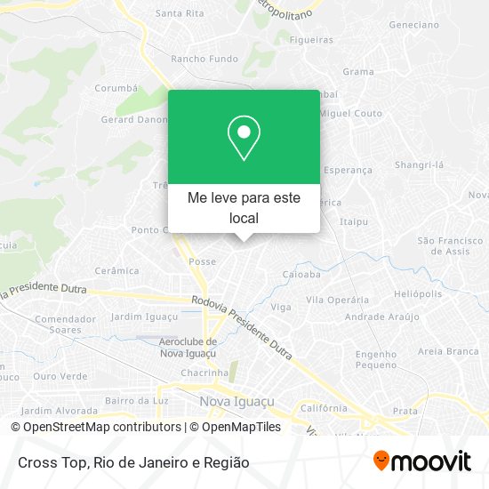 Cross Top mapa