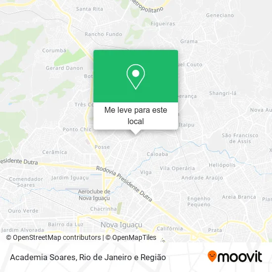 Academia Soares mapa