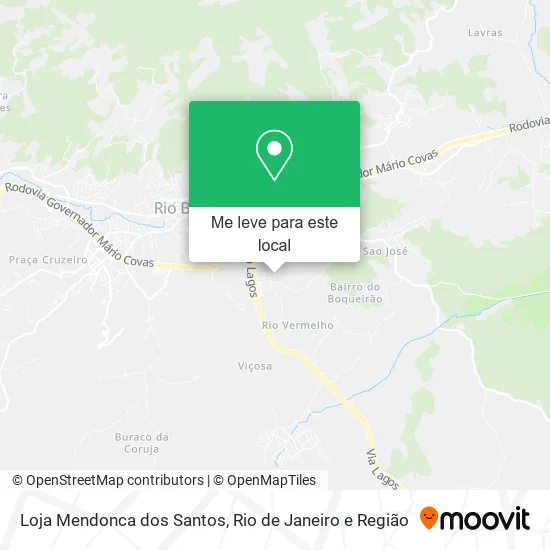 Loja Mendonca dos Santos mapa