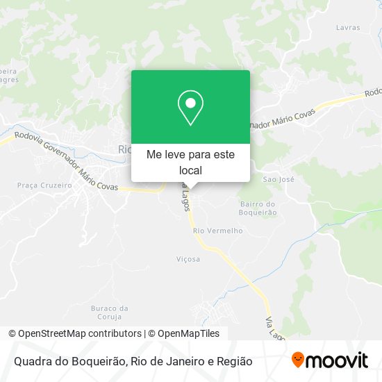 Quadra do Boqueirão mapa