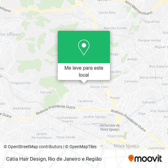 Cátia Hair Design mapa