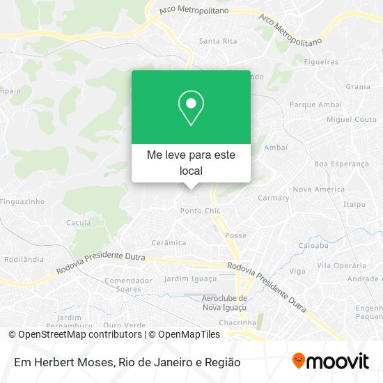 Em Herbert Moses mapa
