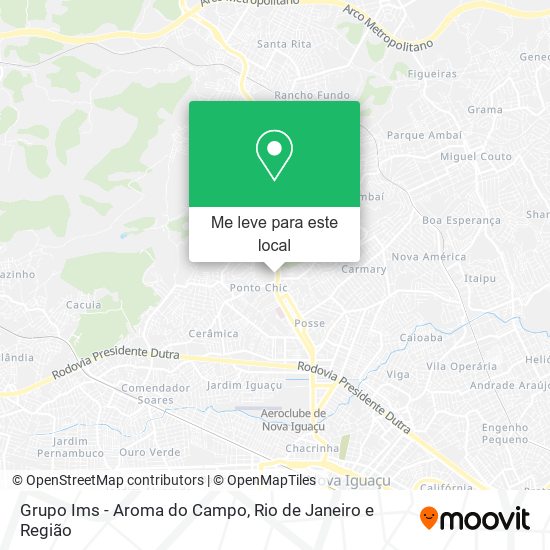 Grupo Ims - Aroma do Campo mapa