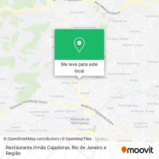 Restaurante Irmãs Cajazeiras mapa