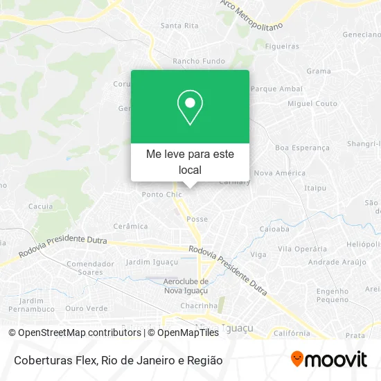 Coberturas Flex mapa