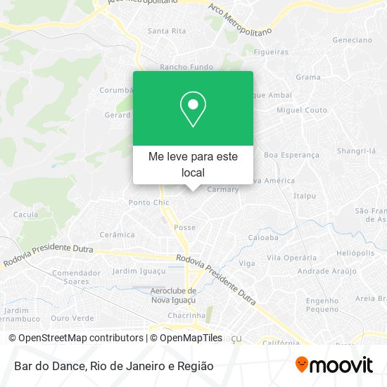 Bar do Dance mapa