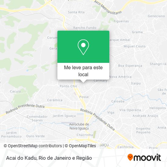 Acai do Kadu mapa