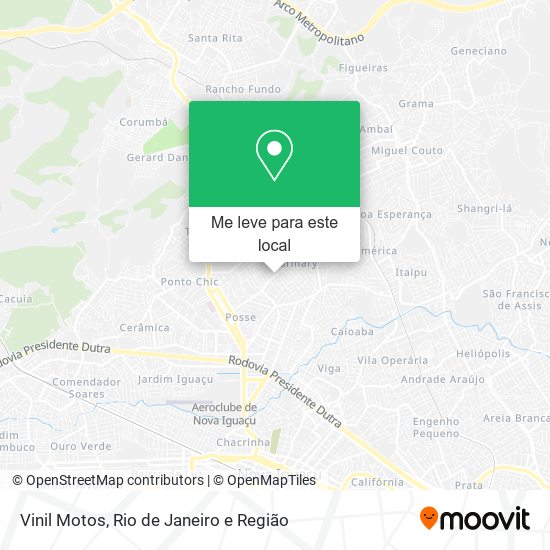 Vinil Motos mapa
