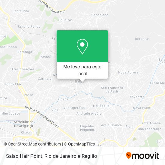 Salao Hair Point mapa
