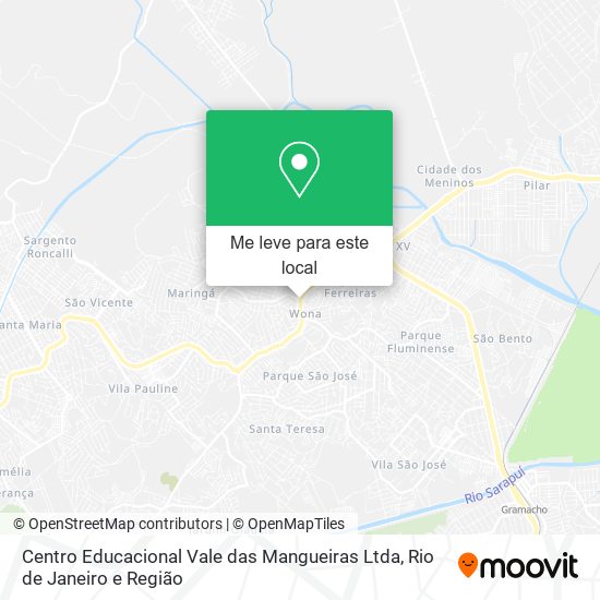 Centro Educacional Vale das Mangueiras Ltda mapa