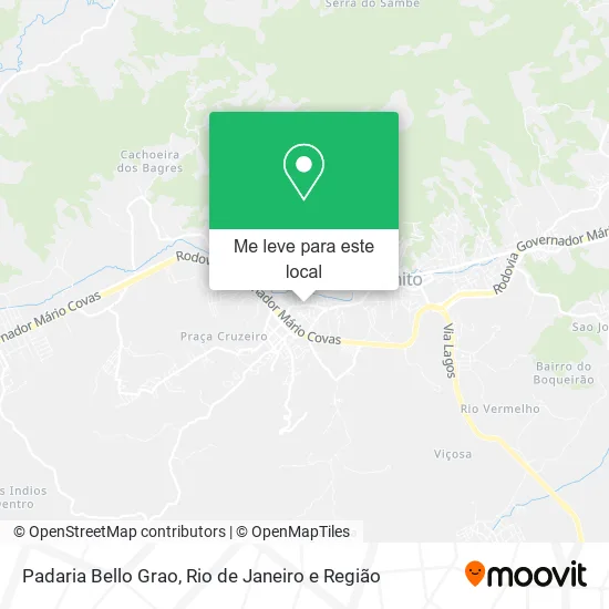 Padaria Bello Grao mapa