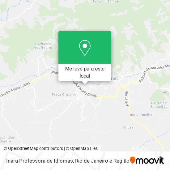 Inara Professora de Idiomas mapa