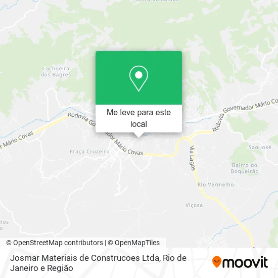 Josmar Materiais de Construcoes Ltda mapa