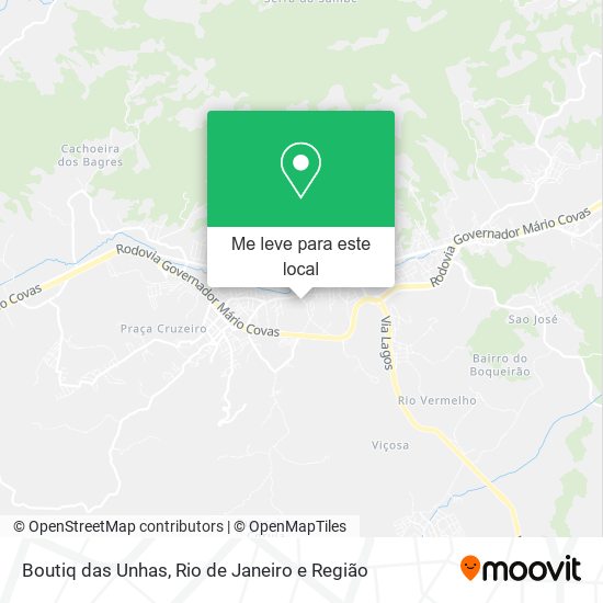 Boutiq das Unhas mapa