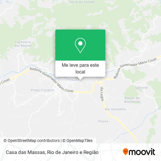 Casa das Massas mapa