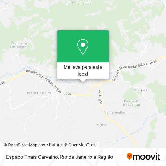 Espaco Thais Carvalho mapa