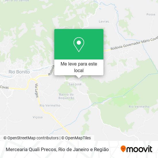 Mercearia Quali Precos mapa