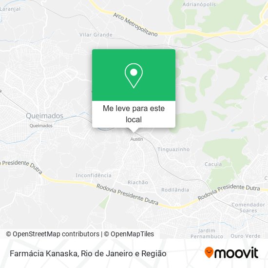 Farmácia Kanaska mapa