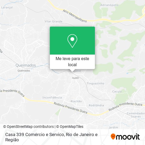 Casa 339 Comércio e Servico mapa