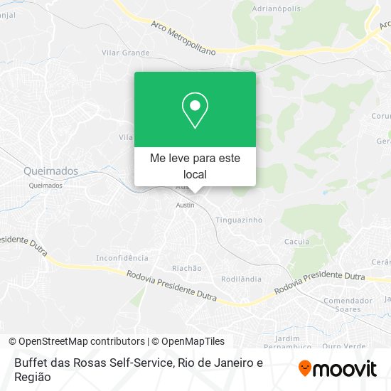 Buffet das Rosas Self-Service mapa