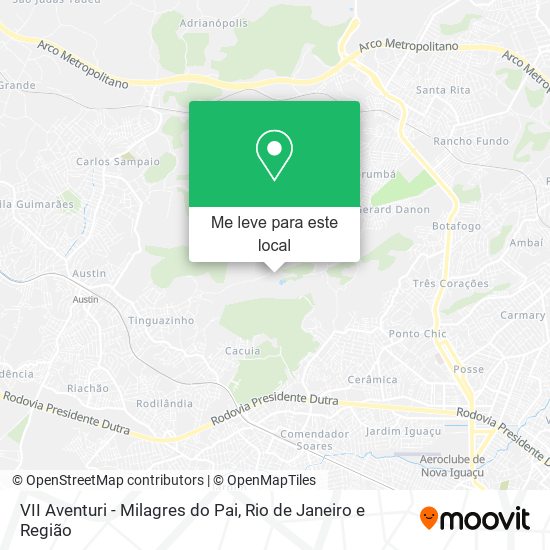 VII Aventuri - Milagres do Pai mapa