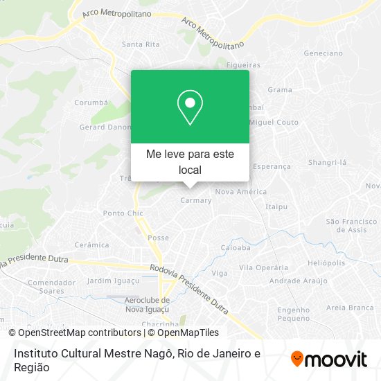 Instituto Cultural Mestre Nagô mapa
