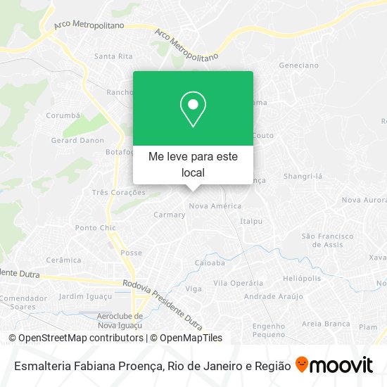 Esmalteria Fabiana Proença mapa