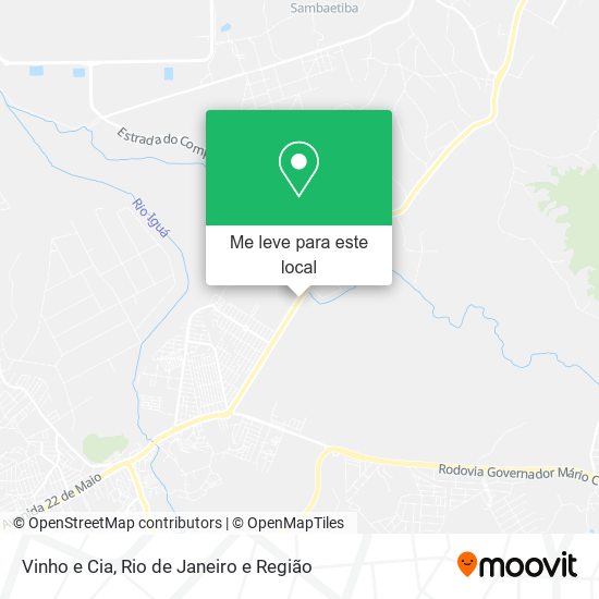 Vinho e Cia mapa