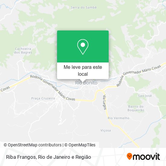 Riba Frangos mapa