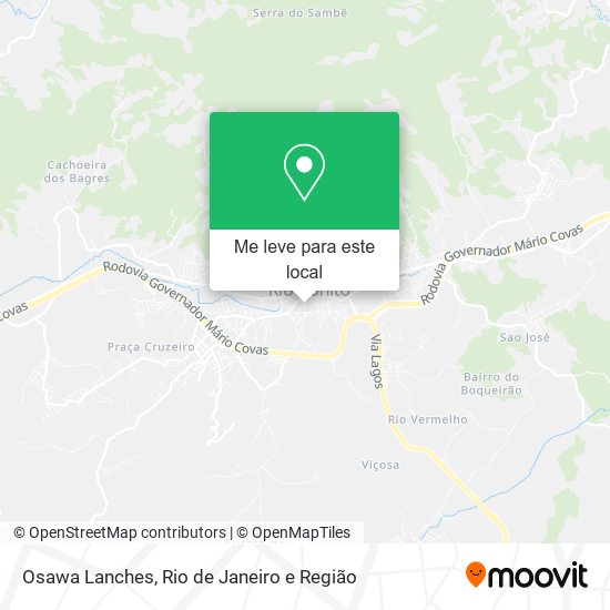 Osawa Lanches mapa