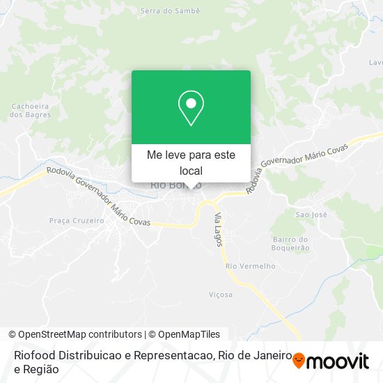 Riofood Distribuicao e Representacao mapa
