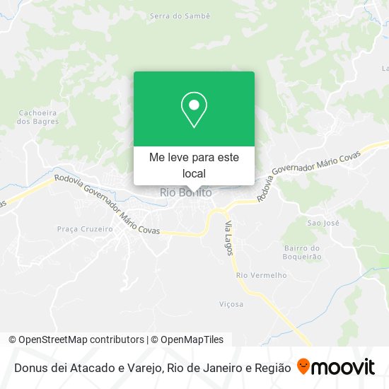 Donus dei Atacado e Varejo mapa