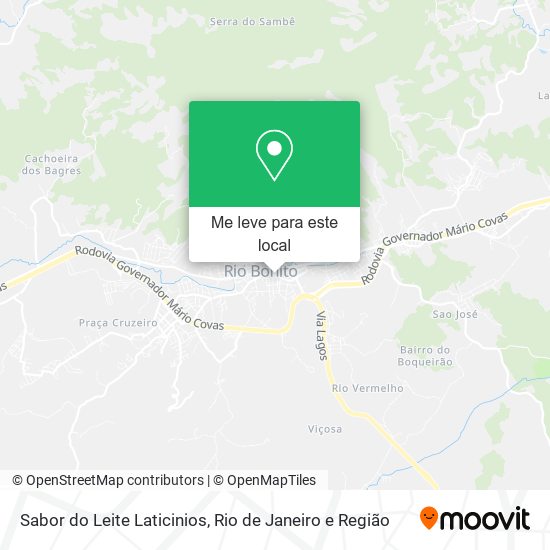 Sabor do Leite Laticinios mapa