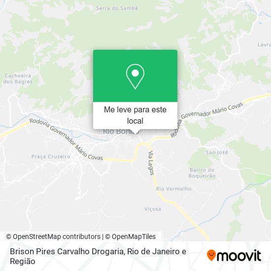 Brison Pires Carvalho Drogaria mapa