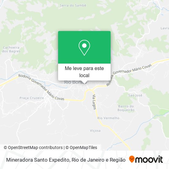 Mineradora Santo Expedito mapa