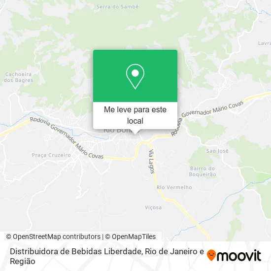 Distribuidora de Bebidas Liberdade mapa