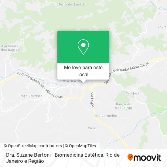 Dra. Suzane Bertoni - Biomedicina Estética mapa