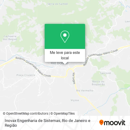 Inovax Engenharia de Sistemas mapa